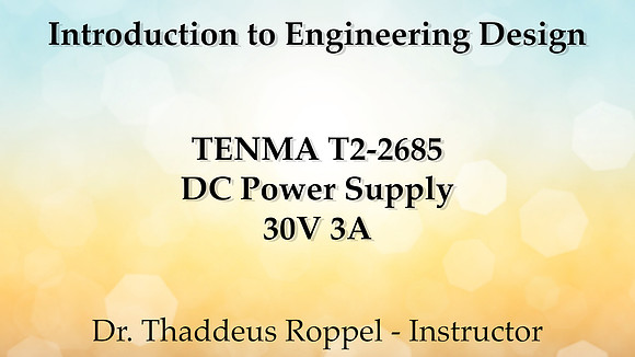 Power Supply Screenshot
