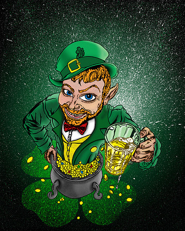 Saint-Patricks-Leprauchaun
